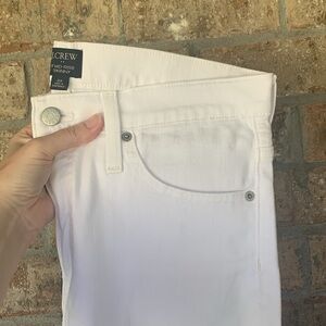 J.Crew white skinny jeans